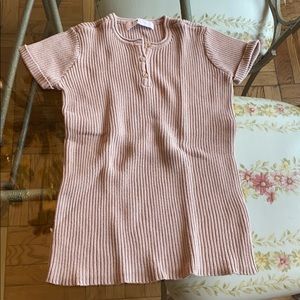 Thick cotton ribbed top